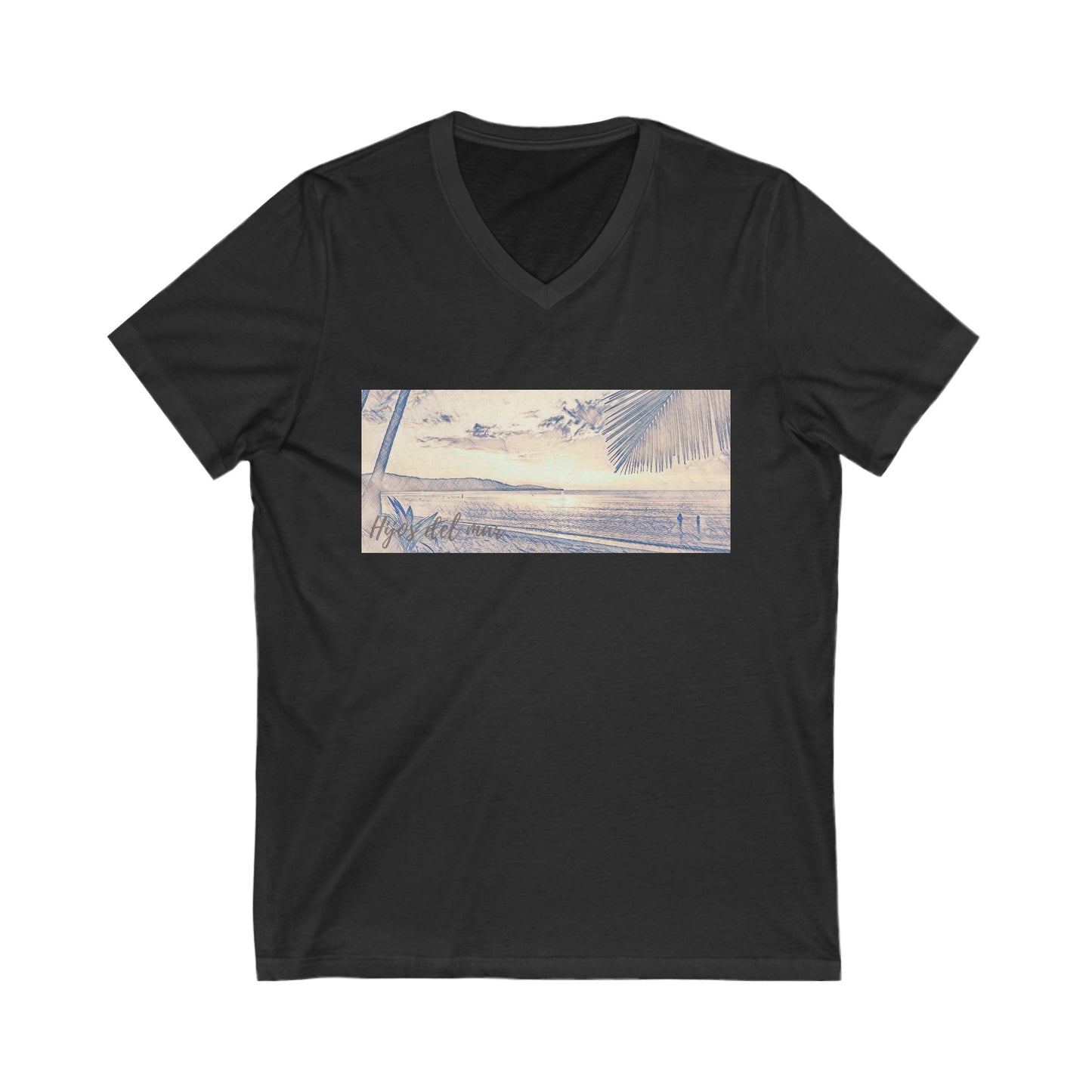 Hijos del Mar - women Short Sleeve V-Neck Tee