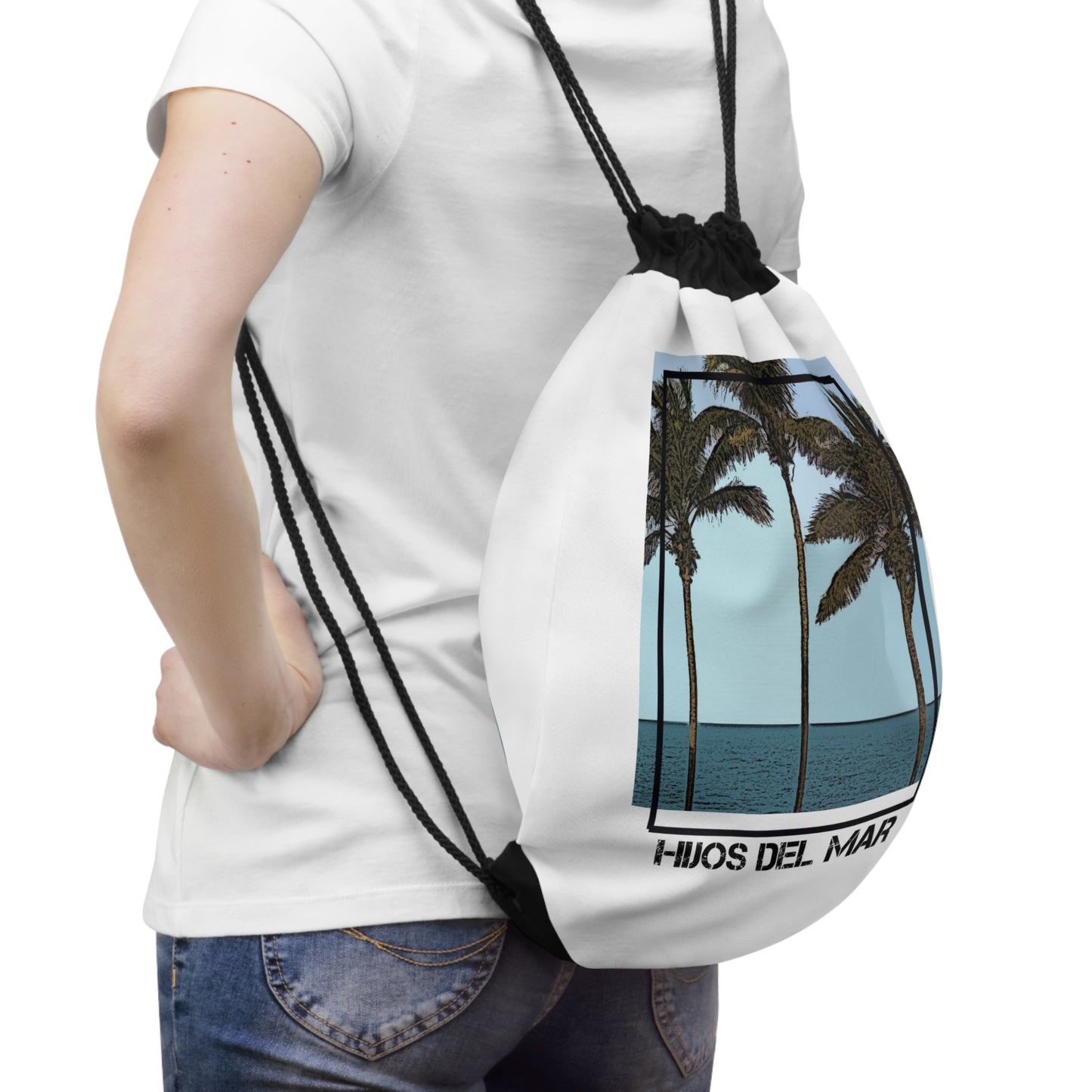 Hijos del Mar Drawstring Bag