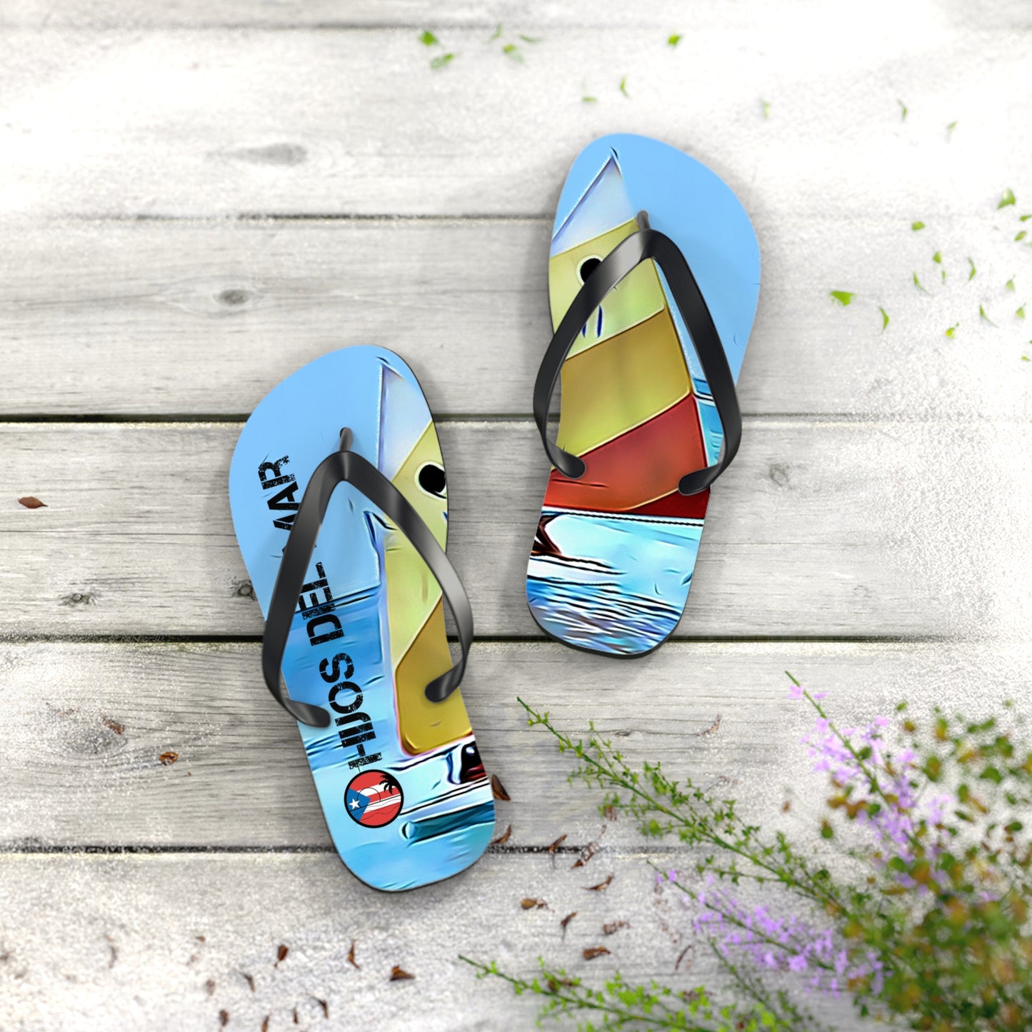 Hijos del Mar Large-Flip Flops (M )(L)