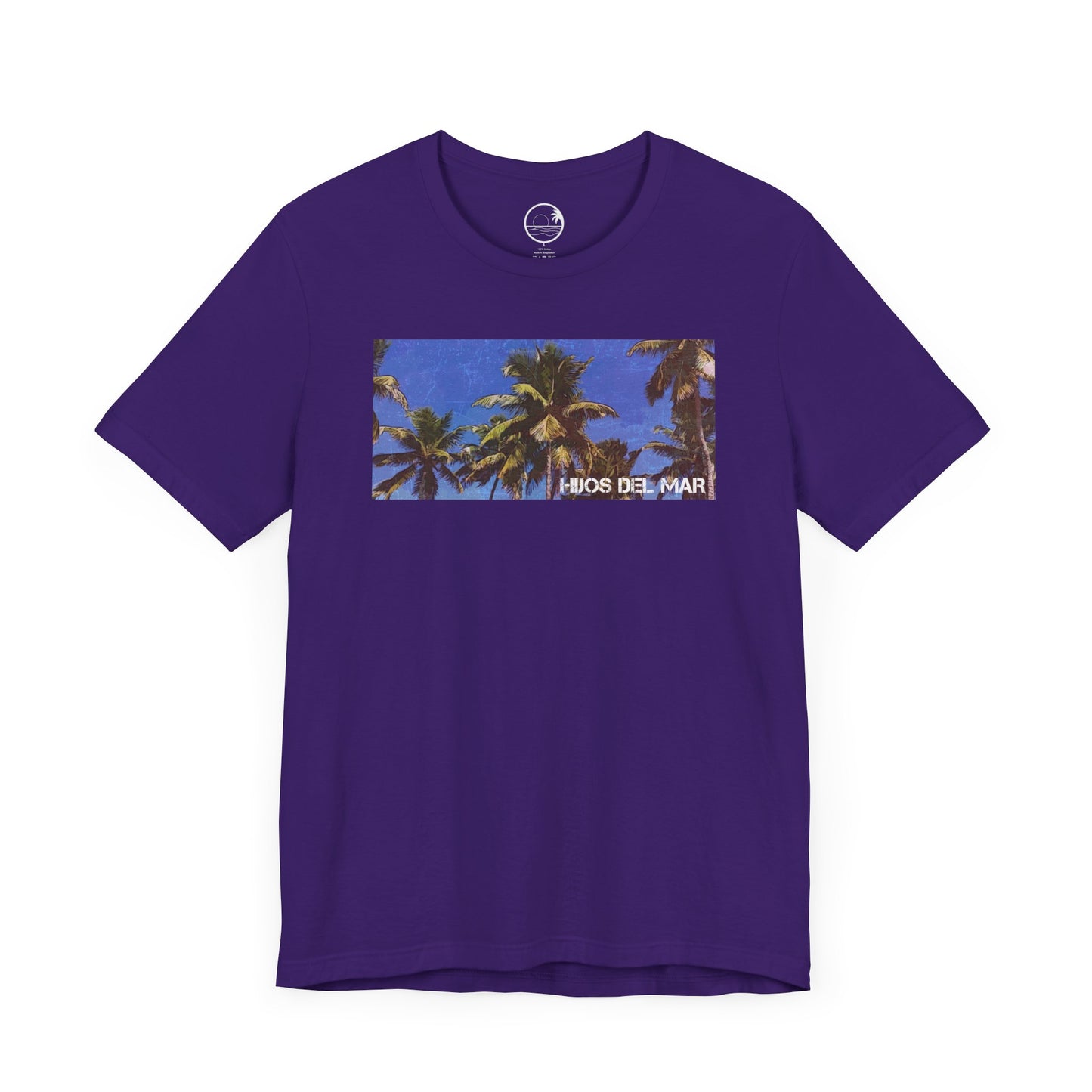 Hijos del Mar Palmeras de Boqueron - Unisex Jersey Short Sleeve Tee