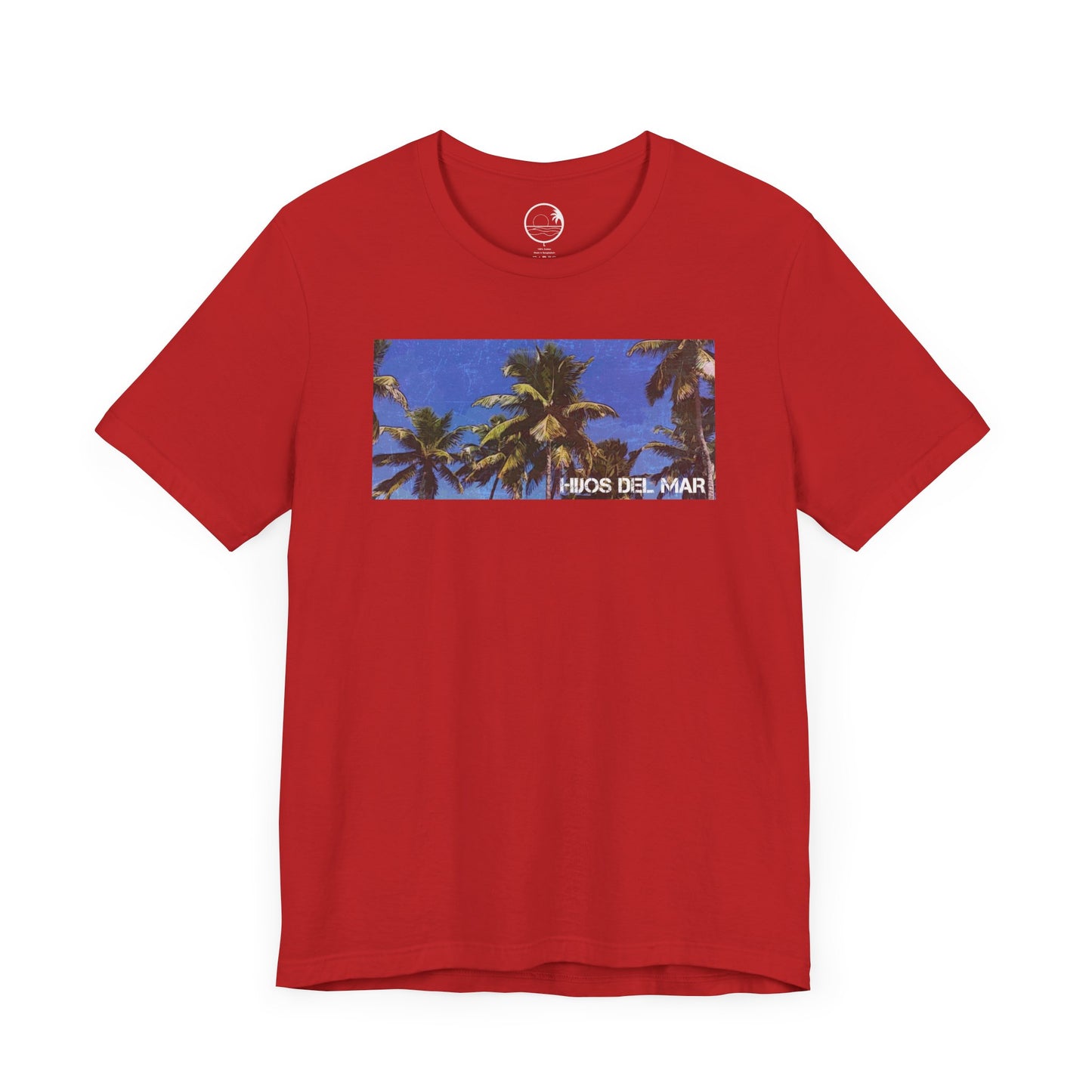 Hijos del Mar Palmeras de Boqueron - Unisex Jersey Short Sleeve Tee