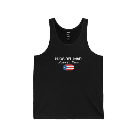 Hijos del Mar Puerto Rico Unisex Jersey Tank
